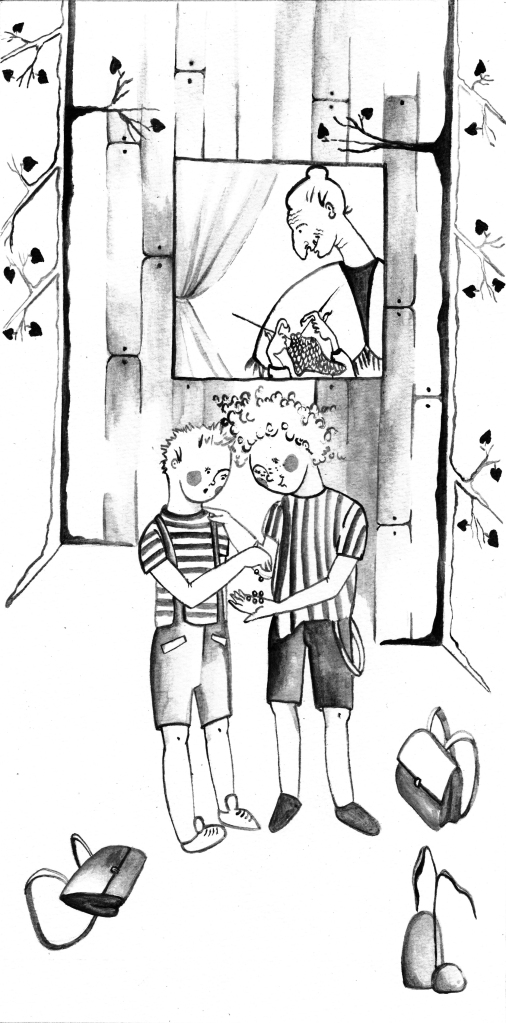 Otto und Jupp, die beiden Bengel - Illustration zum Märchen 