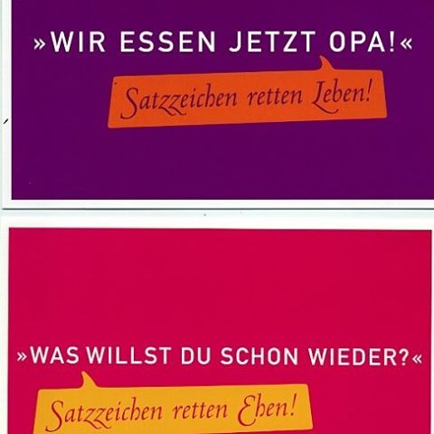 Punkt, Punkt, Komma, Strich - einmal vergessen und fertig ist 
das Grinsegesicht.
#sprache #language #satzzeichen